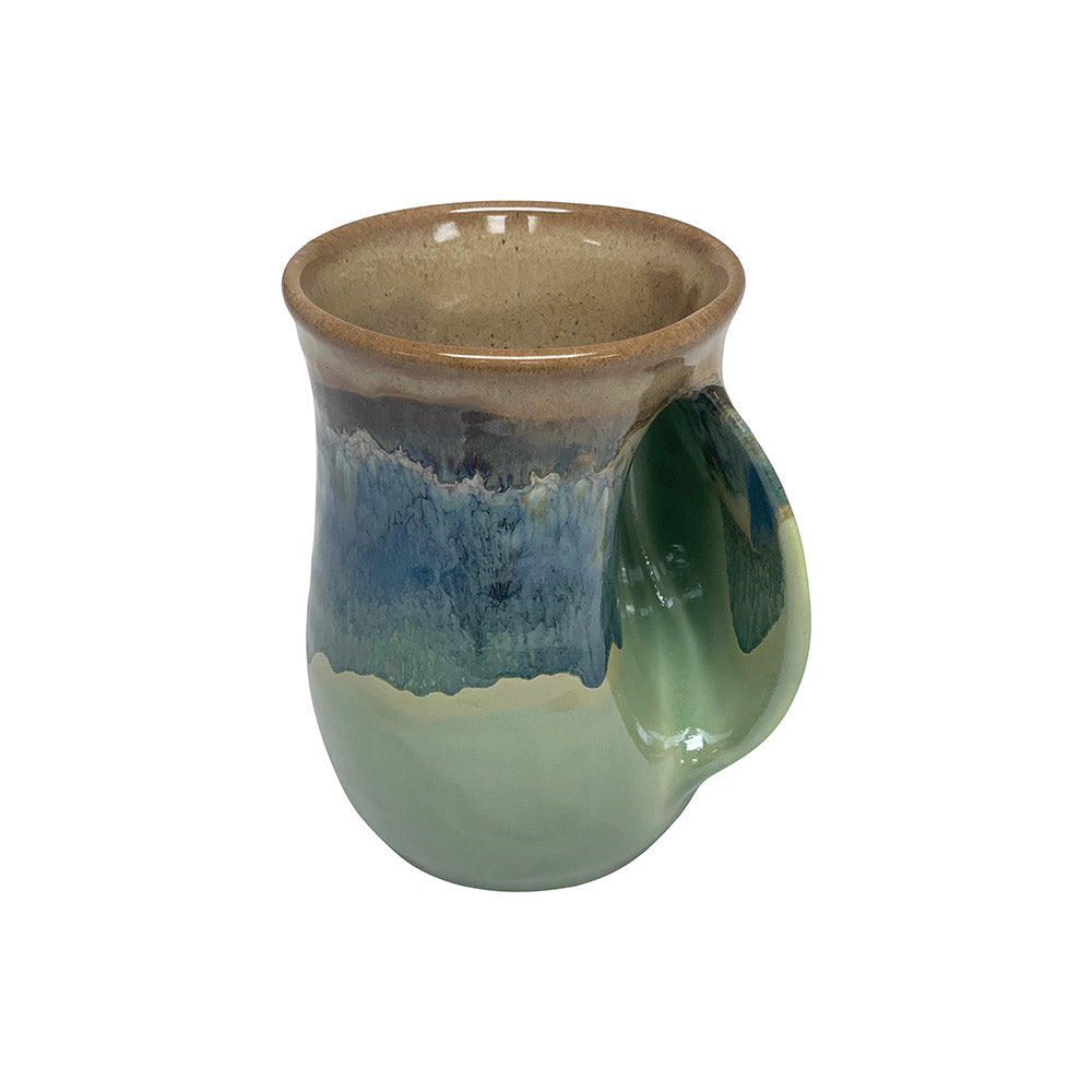 The Original Handwarmer Mug: Mountain Meadow / Right Hand