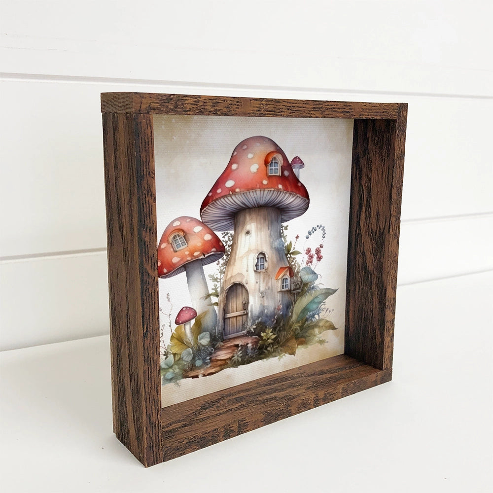 Cute Mushroom Art 11x11