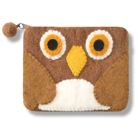Brown Owl Coin Purse