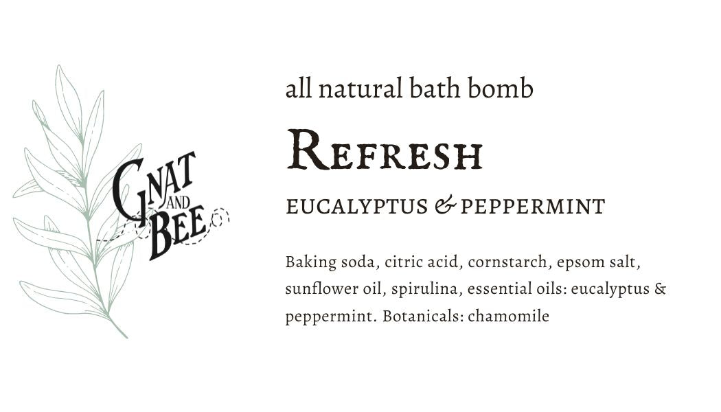 Refresh Natural Bath Bomb