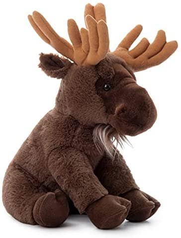 12"  Sitting Moose Stuffed Animal