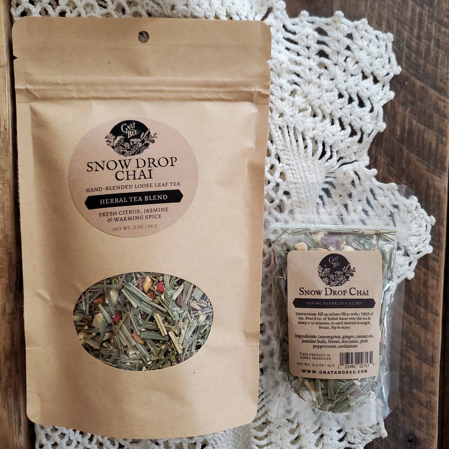 Snow Drop Chai | Herbal Loose Leaf Tea: 2 oz