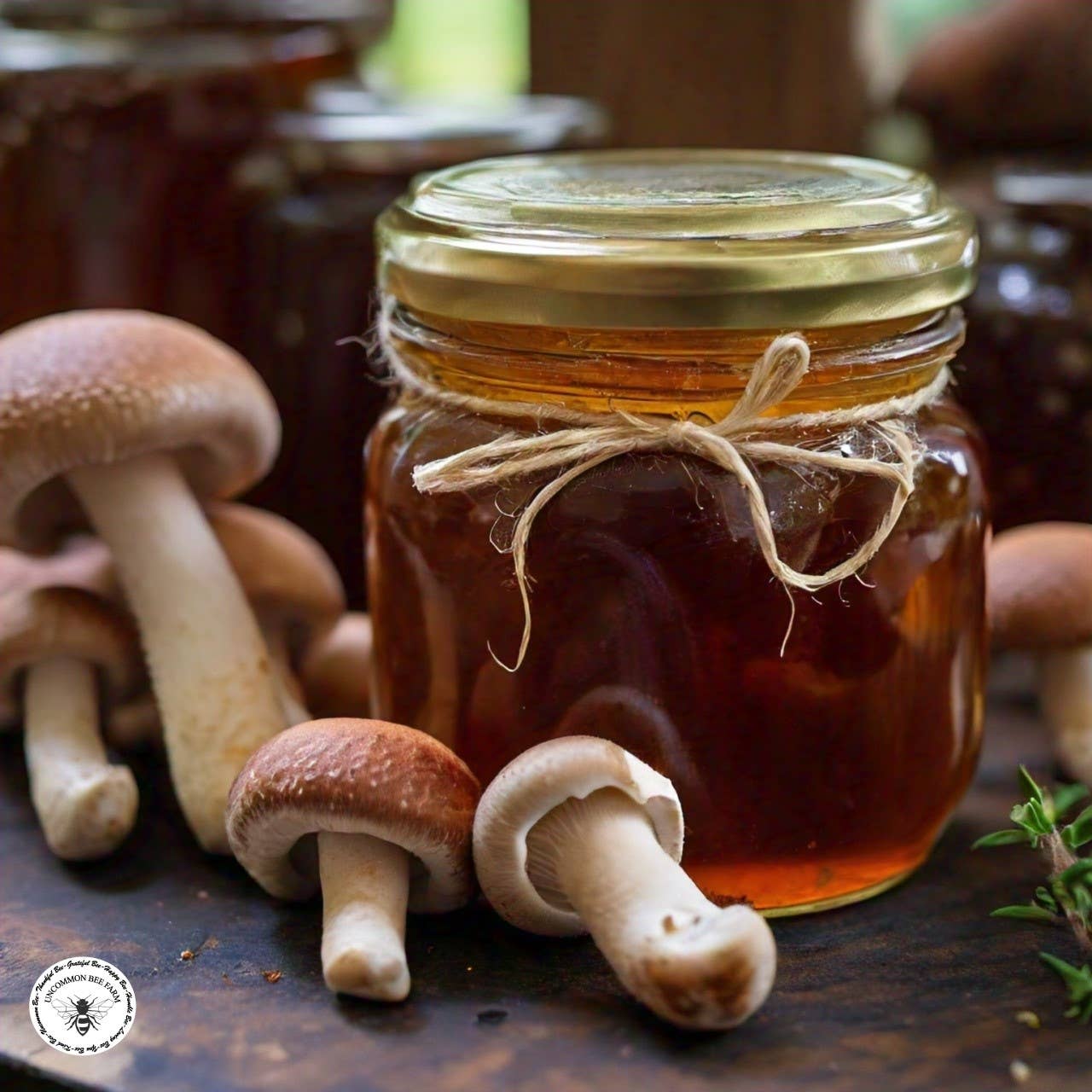 Shiitake Mushroom Infused Honey: 5oz