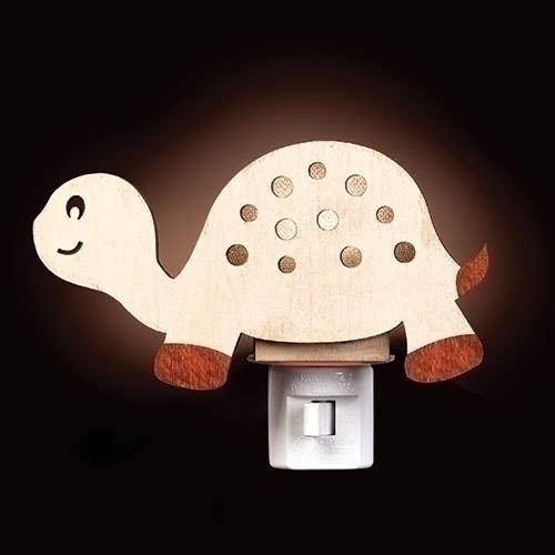 3.5 H Turtle Night Light Woodworks