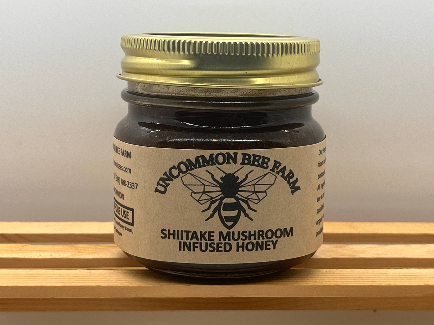 Shiitake Mushroom Infused Honey: 5oz