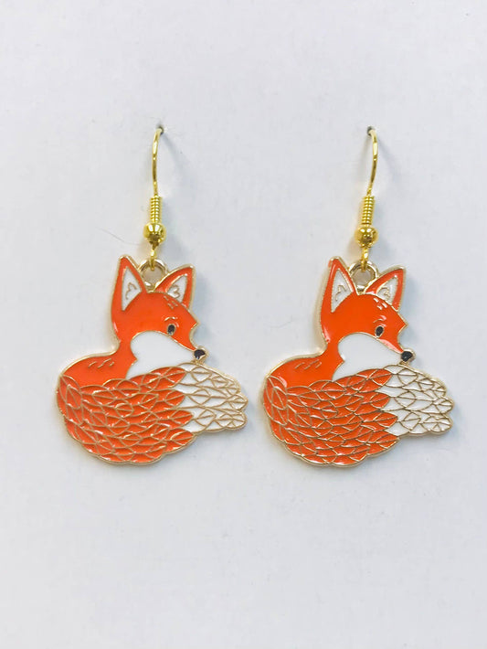 Red Fox Earrings