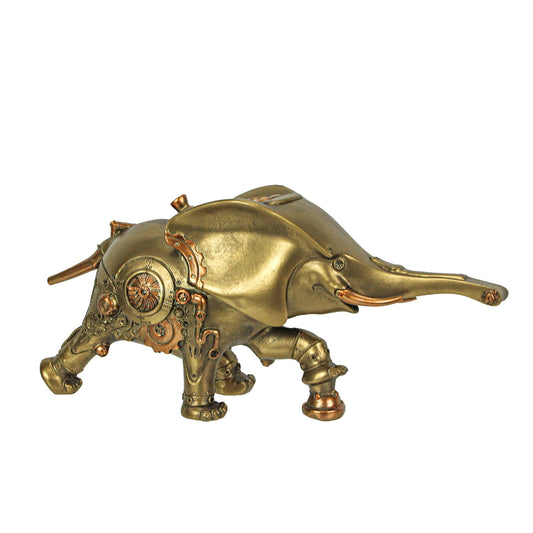 Bronze Copper Steampunk Elephant Sculpture Figurine