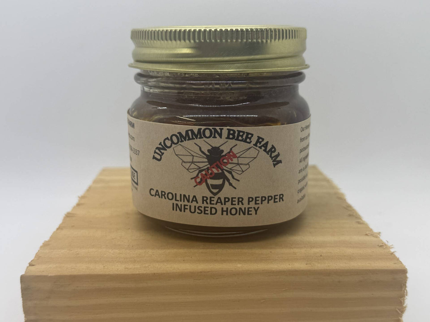 Carolina Reaper Infused Honey: 5oz