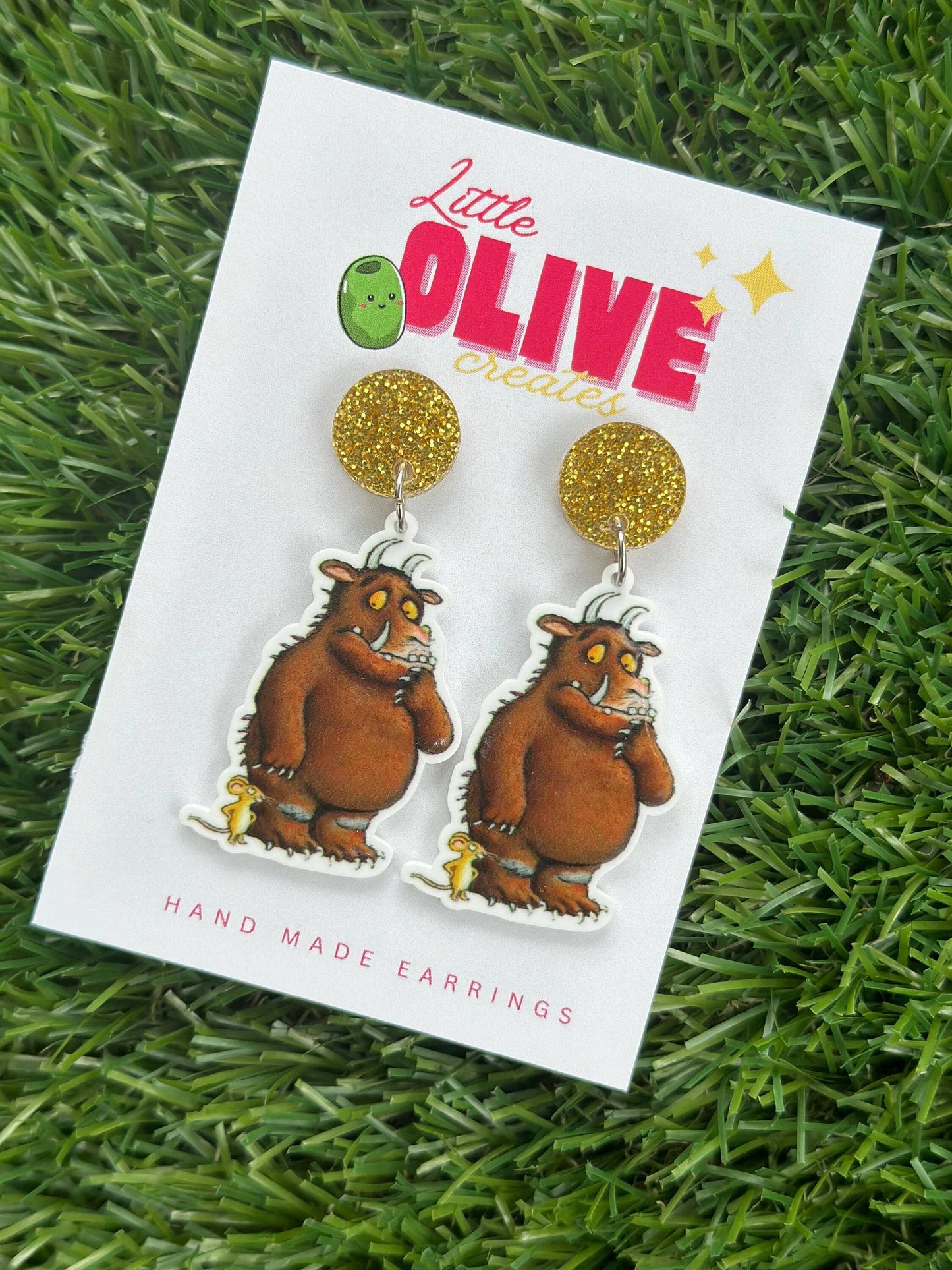 The Gruffalo Dangle Earrings