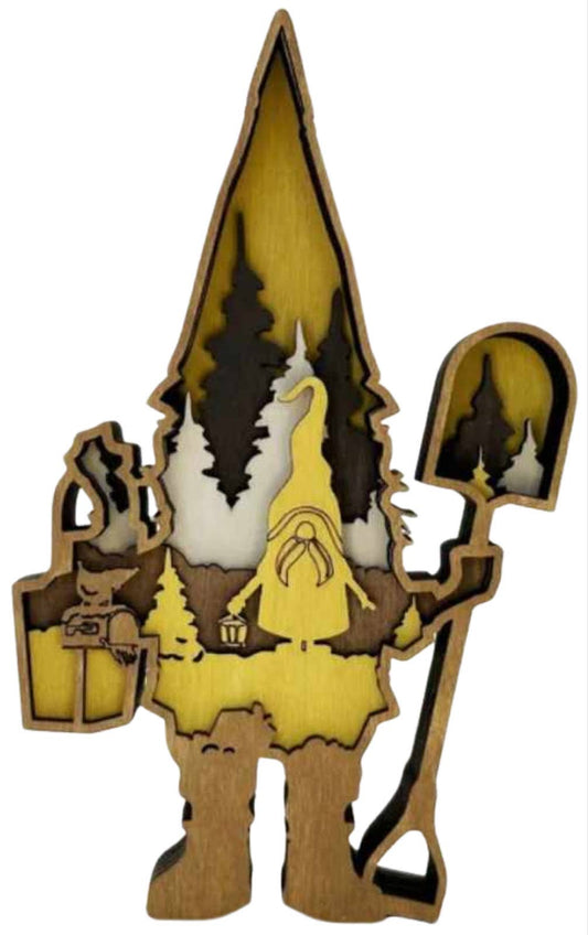 Yellow Gnome: Shelf Sitter