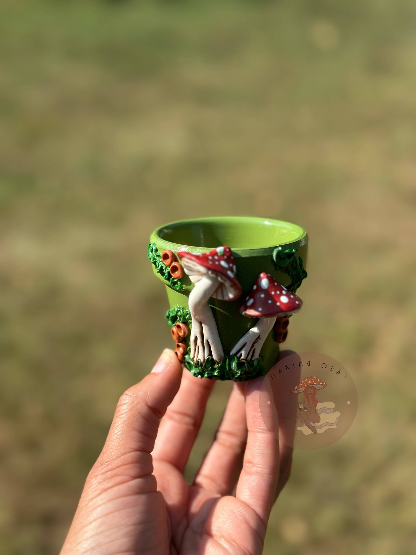 Mushroom Plant Pots - Made to Order: 10" Tall Pot